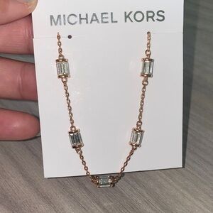 Michael Kors Rose Gold Necklace